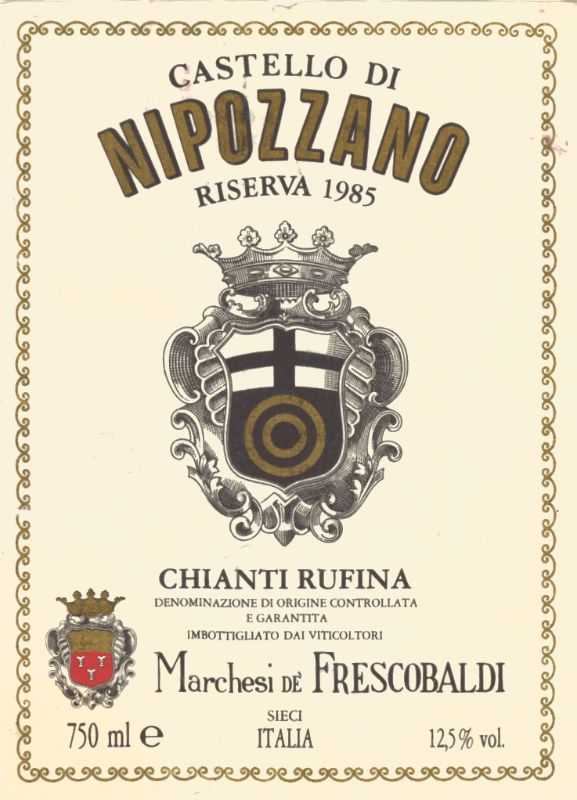 Chianti Rufina_Frescobaldi_Nipozzano 1985.jpg
